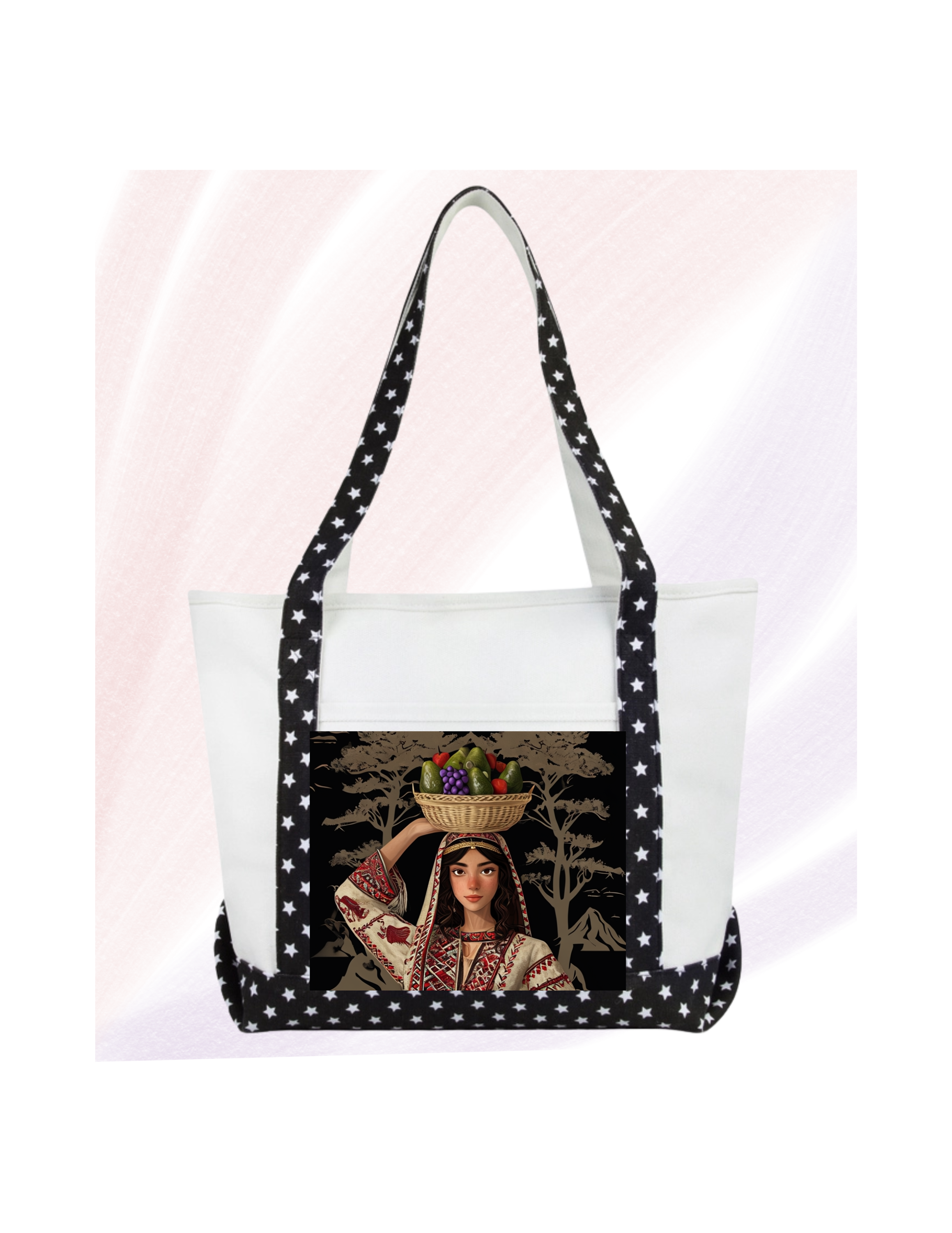 FALAHA FRAMED TOTE BAG
